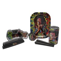 Bob Marley - Smoking Gift Set with Stash Jar, Grinder, Ash & Rolling Tray & More