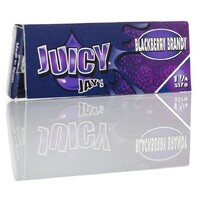 Juicy Jay Blackberry Brandy 1 1/4 Size Flavoured Hemp Rolling Paper Smoking Herb