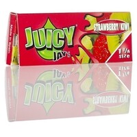 Juicy Jays Strawberry/Kiwi 1 1/4 Size Flavoured Hemp Rolling Paper Smoking Herbs