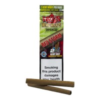 Juicy Jays Red Storm Flavour Natural Paper Smoking Herbs - 2 Wraps Per Pack