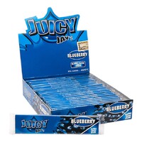 Box of 24 Juicy Jays Blueberry King Size Flavoured Rolling Paper Smoking Herbs