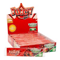 Box of 24 Juicy Jays Strawberry King Size Flavoured Rolling Paper Smoking Herbs