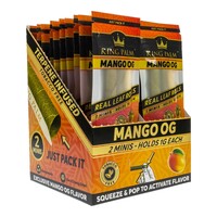 Box of 20 King Palm Mango OG Flavoured Roll Smoking Tobacco Herbs