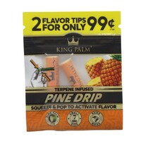 King Palm Pine Drip Flavoured Filter Tips Smoking Tobacco - 2 Tips