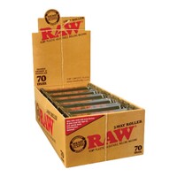 Box of 12 - 79mm RAW Hemp Eco Plastic Tobacco Machine 2 Way Roller Cigarette Smoke