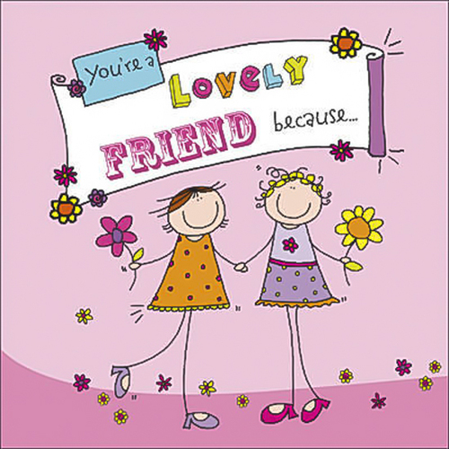 You&#39;re A Lovely Friend Because. . .: Suga-Lumps Giftbook Book