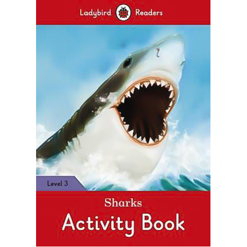 Sharks Activity Children&#39;s Book - Ladybird Readers Level 3 Children&#39;s Book
