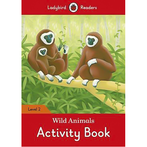 Wild Animals Activity Children&#39;s Book - Ladybird Readers Level 2 Children&#39;s Book
