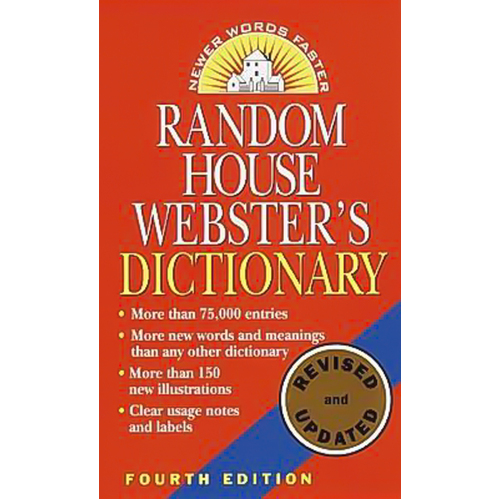 Random House Webster&#39;s Dictionary -RANDOM HOUSE Book