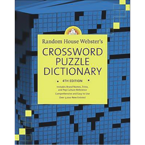 Random House Webster&#39;s Crossword Puzzle Dictionary, 4th Edition Book