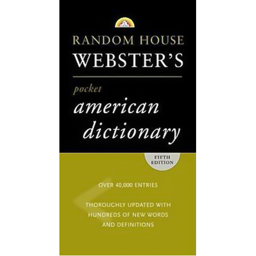 Rh Webster&#39;s Pocket American Dictionary, Fifth Edition Book