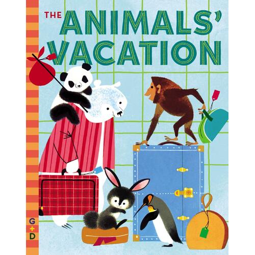 The Animals&#39; Vacation [Board book] -Haber, Shel,Haber, Jan Hardcover Children&#39;s Book