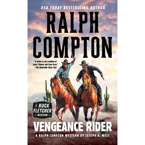 Ralph Compton Vengeance Rider -West, Joseph A.,Compton, Ralph Paperback Novel