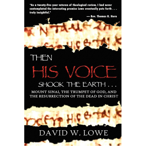 THEN HIS VOICE SHOOK THE EARTH . . . -Lowe, David, W. Book
