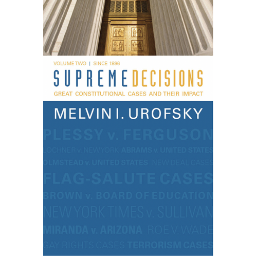 Supreme Decisions, Volume 2 Paperback Book