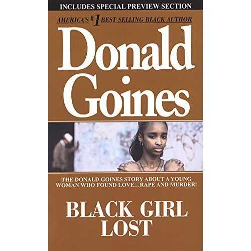 Black Girl Lost Donald Goines Paperback Novel Book