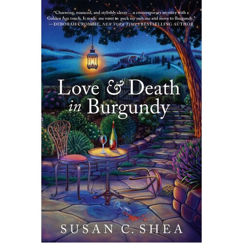 Love &amp; Death in Burgundy Susan C. Shea Hardcover Novel Book