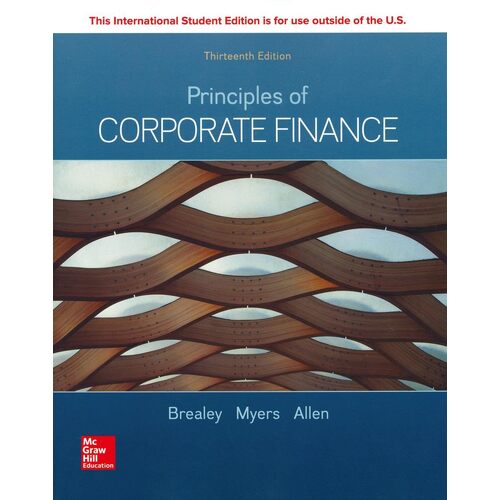ISE Principles of Corporate Finance - Richard A. Brealey
