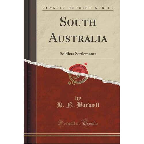 South Australia H N Barwell Paperback Book