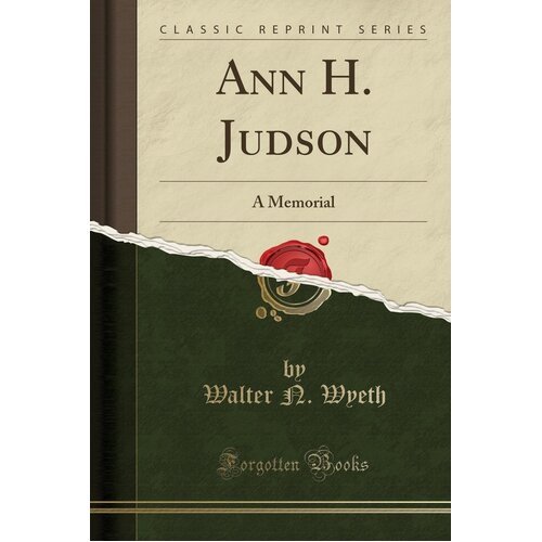 Ann H. Judson Walter N Wyeth Paperback Book
