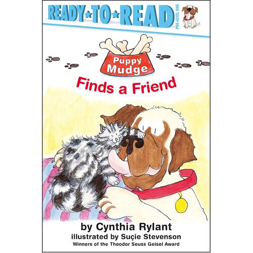 Puppy Mudge Finds a Friend Sucie Stevenson Cynthia Rylant Paperback Book
