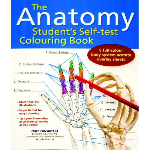 Anatomy Student&#39;s Self-Test Colouring Book - Paperback Book