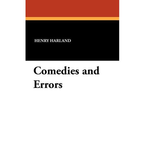 Comedies and Errors Henry Harland Paperback Novel Book