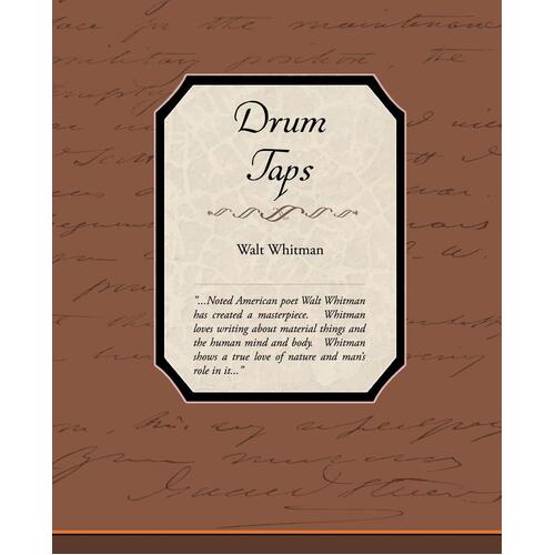 Drum Taps Walt Former Owner Whitman Paperback Book