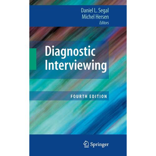 Diagnostic Interviewing Michel Hersen Daniel L. Segal Paperback Book