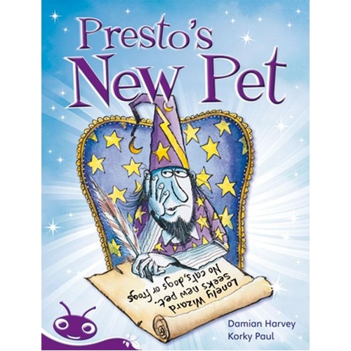 Bug Club Level 20 - Purple: Presto&#39;s New Pet -Damian Harvey Book