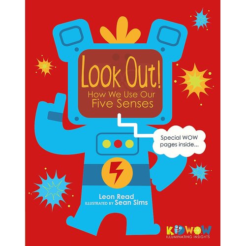 KIDWOW: Look Out! How We Use Our Five Senses Paperback Book