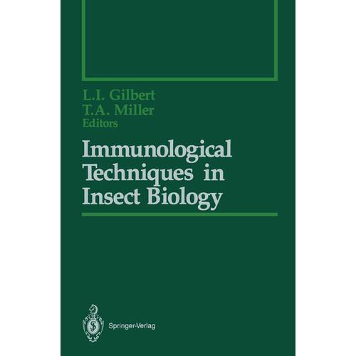 Immunological Techniques in Insect Biology Paperback Book
