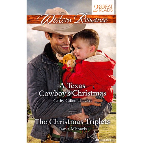 A Texas Cowboy&#39;s Christmas / The Christmas Triplets Paperback Book