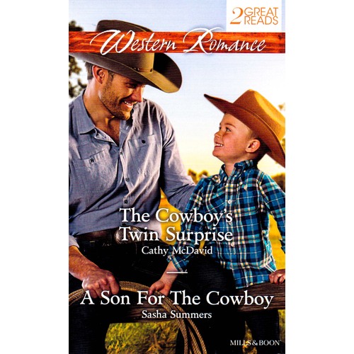 The Cowboy&#39;S Twin Surprise/A Son For The Cowboy Paperback Book