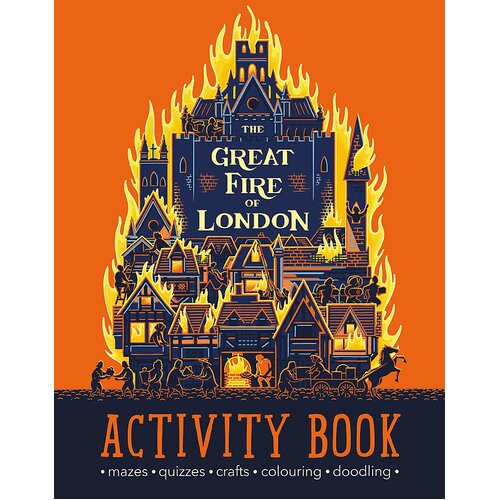 Great Fire of London Activity Book Paperback Book