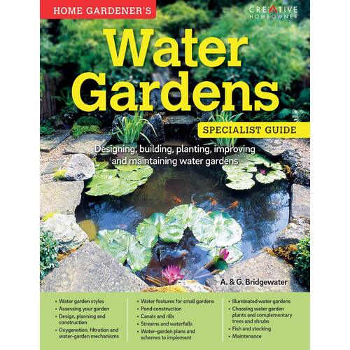 Home Gardeners Water Gardens A &amp; G Bridgewater Paperback Book