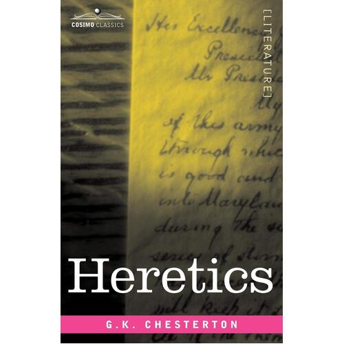 Heretics G. K. Chesterton Paperback Novel Book