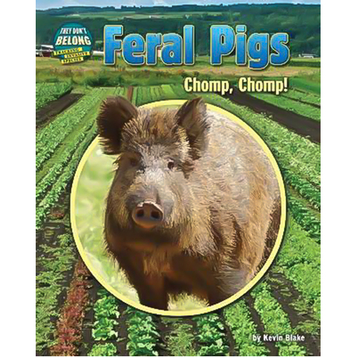 Feral Pigs: Chomp, Chomp! (They Don&#39;t Belong) Kevin Blake Hardcover Book