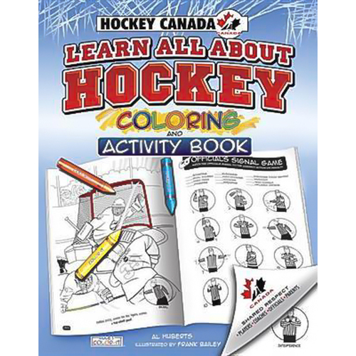 Learn All about Hockey Coloring and Activity Book Paperback Book
