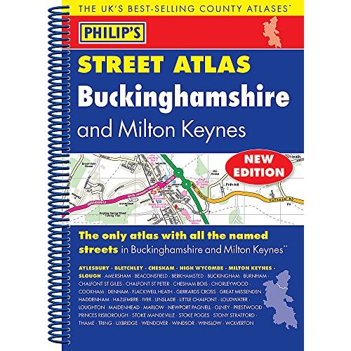 Philip&#39;s Street Atlas Buckinghamshire: Philip&#39;s Street Atlas - Travel Book