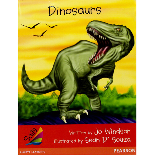 Sails Early Level 1 Set 2 - Red - Dinosaurs -Jo Windsor Paperback Children&#39;s Book