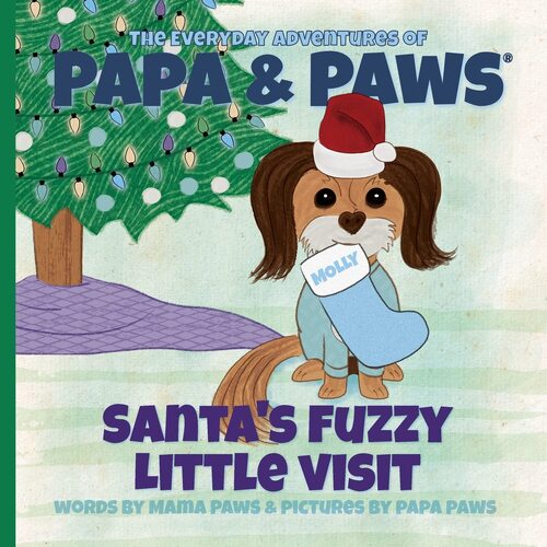 Santas Fuzzy Little Visit  - Mama Paws