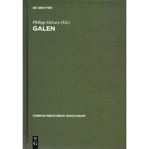 Galen -On Semen (Corpus Medicorum Graecorum) -Galen,P.De Lacy History Book