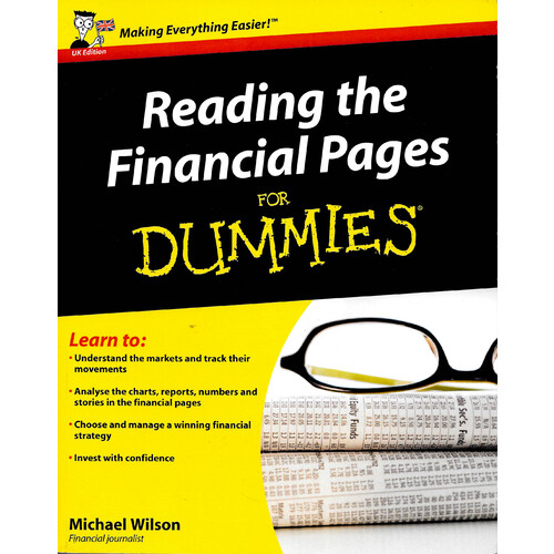 Reading the Financial Pages for Dummies -Michael Wilson Business Book