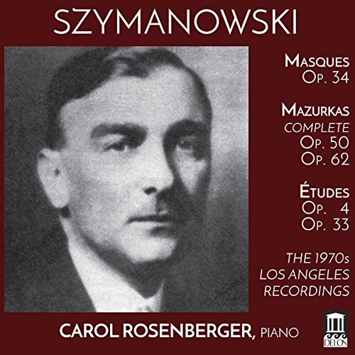 Szymanowski The 1970S Los Angeles Recordings -Rosenberger, Carol CD