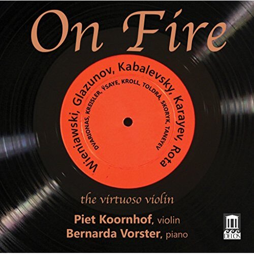 On Fire -Wieniawski Toldra Ysaye CD
