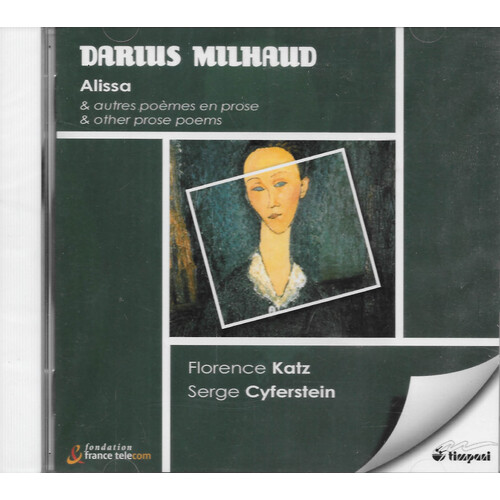 Darius Milhaud - Alissa CD
