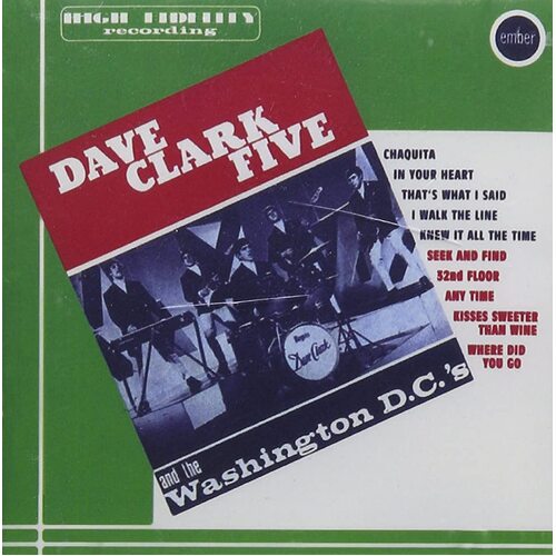 Early Dc5 &amp; Washington Dc&#39;S -Dave Clark Fine CD