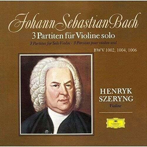 J.S.BACH PARTITAS FOR VIOLIN O.1-NO.3 CD