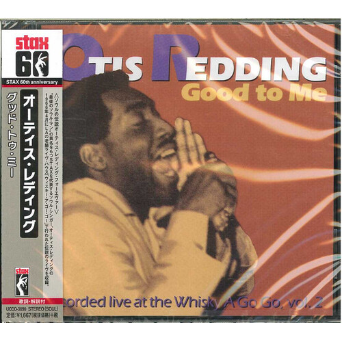 Good To Me Recorded Live At The Whisky A Go Go Vol. 2 - Otis Redding CD